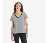 T-shirt Levi's Perfect V Neck manica corta nero bianco donna - M