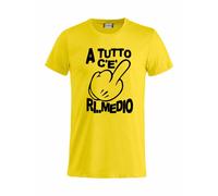 T-Shirt A Tutto C'e' Ri..Medio Magliette Umoristiche Simpatiche PS 27431-A019
