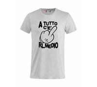 T-Shirt A Tutto C'e' Ri..Medio Magliette Umoristiche Simpatiche PS 27431-A019