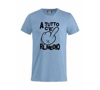 T-Shirt A Tutto C'e' Ri..Medio Magliette Umoristiche Simpatiche PS 27431-A019
