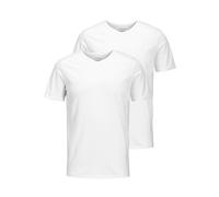 T-shirt a V Jack & Jones Basic (x2) Blanc L