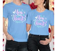 T-shirt abbinate abbinate per coppie idee outfit San Valentino Make My...