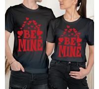T-shirt abbinate coppia Hanging Hearts Happy Valentine's Day Love Goals #VD