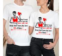 T-shirt abbinate Don't Break Someone's Heart Happy Valentine's Day #VD