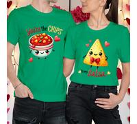T-shirt abbinate per coppie San Valentino Outfit Ideas Youre Chips I m Salsa #VD