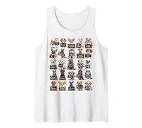 T-Shirt ABC Dog Breeds - Alphabet Dogs Educational Learning Canotta