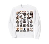 T-Shirt ABC Dog Breeds - Alphabet Dogs Educational Learning Felpa
