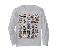 T-Shirt ABC Dog Breeds - Alphabet Dogs Educational Learning Maglia a Manica