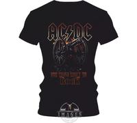 T-SHIRT AC DC FOR THOSE ABOUT ROCK maglietta acdc rock band Angus Young Guitar
