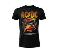 T-Shirt AC DC For Those About Rock ufficiale maglia maglietta originale adulto