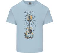 T-Shirt Acustica Per Chitarra Da Spiaggia Per Bambini Ragazzi E Ragazze