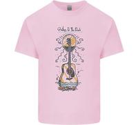 T-Shirt Acustica Per Chitarra Da Spiaggia Per Bambini Ragazzi E Ragazze