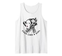 T-Shirt ADA Lovelace Code Like A Girl Canotta