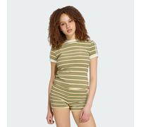T-SHIRT ADERENTE A STRISCE ORIGINALS SUMMER GLOW Easy Yellow XL