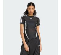 adidas Originals - Adilenium Season 4 Teamgeist - T-shirt aderente trasparente nera-Nero XL