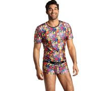 T-Shirt Aderente Uomo Anais Men Comics - Poliammide, Taglia S