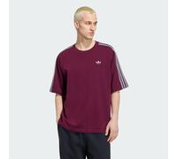 Adidas Originals Adicolor 3 Stripes Oversized Short Sleeve T-shirt Viola L Uomo