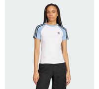 Adidas Adicolor 3-stripes female Magliette - Bianco - Jersey di cotone - Foot Locker White 36