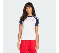 T-shirt adicolor 3-Stripes Raglan Slim White / Night Indigo XS