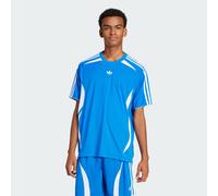 adidas Originals - Adicolor Teamgeist - T-shirt blu e bianca XS