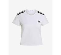 T-shirt adidas 3 Stripes Hyperglam manica corta bianca donna - M