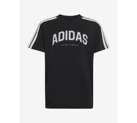 T-shirt adidas Codes Collegiate Graphic manica corta nero puro junior - 164