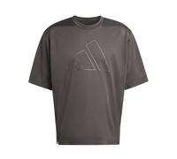 Adidas D4t Power Essentials Workout Mesh Short Sleeve T-shirt Grigio S Uomo