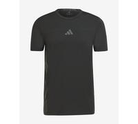 T-shirt adidas Designed 4 Training 3 strisce manica corta nero - L