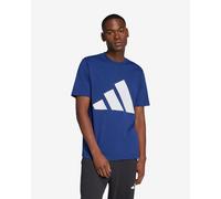 T-shirt adidas Essentials Big Logo manica corta blu scuro bianco puro - XL