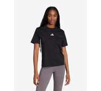 Adidas Femme Essentials 3-Stripes Cotton T-Shirt, Black/White, L