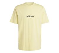 adidas Essentials Linear Single Jersey M - T-shirt - uomo L Yellow man Better Cotton Initiative