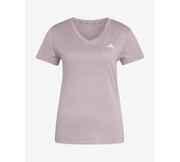 adidas - Women's WE Min V-Neck Tee - Maglia funzionale S lilla