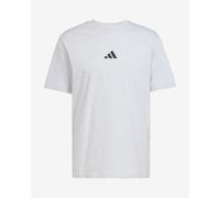 T-shirt adidas Essentials Small Logo Single Jersey manica corta bianco nero puro - XS