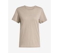 T-shirt adidas Essentials Yoga manica corta beige donna - XS