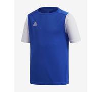 T-shirt adidas Estro 19 manica corta blu bianco bambini - 164