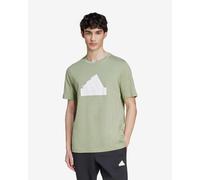 T-shirt adidas Future Icons Badge of Sport manica corta verde bianco - M