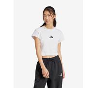 T-shirt adidas Future Icons Small Logo Baby manica corta bianco nero donna - L