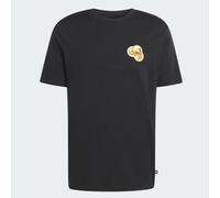 adidas performance - Snack - T-shirt nera con grafica con bubblegum-Nero M