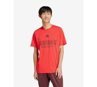 T-shirt adidas House of Tiro Linear Graphic manica corta rosso nero - M
