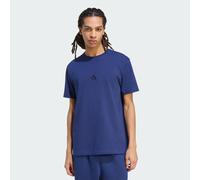 adidas Performance - T-shirt blu scuro con logo piccolo XS