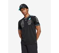 T-shirt adidas Mercedes - AMG Petronas manica corta nero puro blu - S