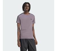 adidas Originals - Adicolor - T-shirt aderente grigio strata e nera con trifoglio 2XL