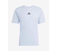 adidas performance - Power - T-shirt blu luminoso con 3 strisce S