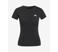 T-shirt adidas Power Essentials Workout Contour manica corta nera donna - XL