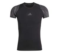 Adidas Techfit Aop Short Sleeve T-shirt Nero M Uomo