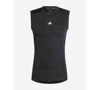 adidas Uomo Techfit Compression Training Sleeveless T-Shirt, Black, XL