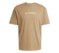 Adidas Terrex Classic Logo Short Sleeve T-shirt Marrone M Uomo