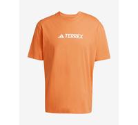 T-shirt adidas Terrex Classic Logo manica corta arancione intenso bianco - XS