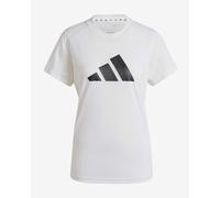 T-shirt adidas Train Essentials Big Performance Logo manica corta bianco donna - S