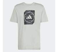 adidas Homme Camo Shape Graphic T-Shirt, Wonder Silver, XS